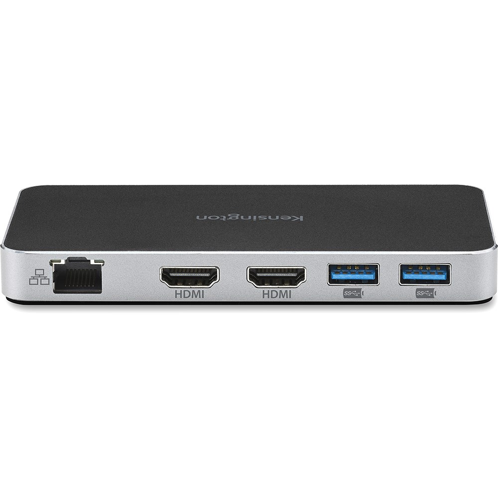Kensington UH1460P USB-C 5GBPS Dual 4K 6-In-1 Driverless Mobile Dock Black