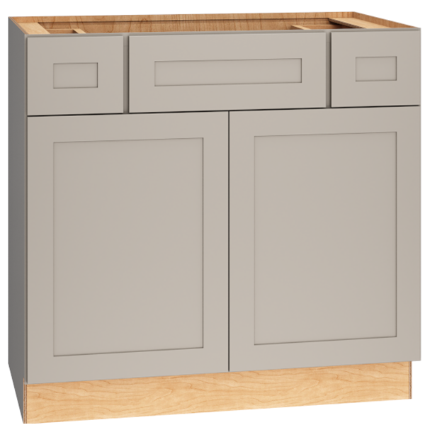 Vanity Sink Double Door With Drawers 36"