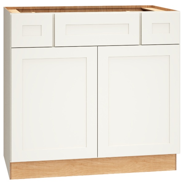 Vanity Sink Double Door With Drawers 36"