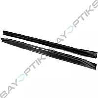 VST Style Carbon Fiber Side Skirt Extensions – For BMW G80 M3 (2021–2025)