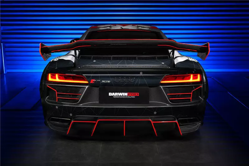 Audi R8 Coupe & Spyder IMPII Style Partial Carbon Fiber Rear Bumper | Lightweight Rear Aero Upgrade Audi R8 Coupe & Spyder IMPII Style Partial Carbon Fiber Rear Bumper | Lightweight Rear Aero Upgrade