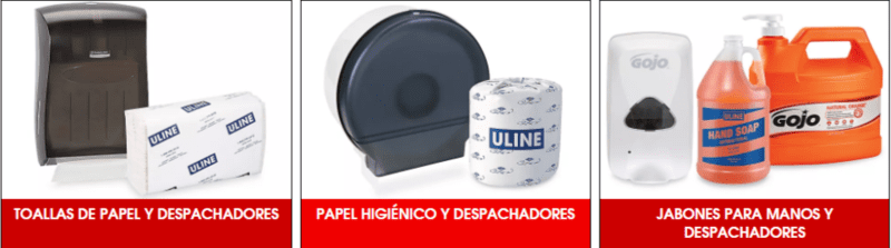 consumibles baños y consultorios