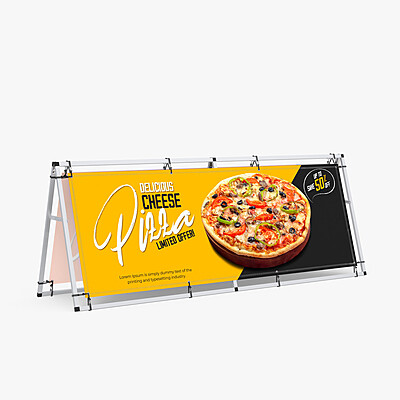 Outdoor 8ft A-Frame Stand