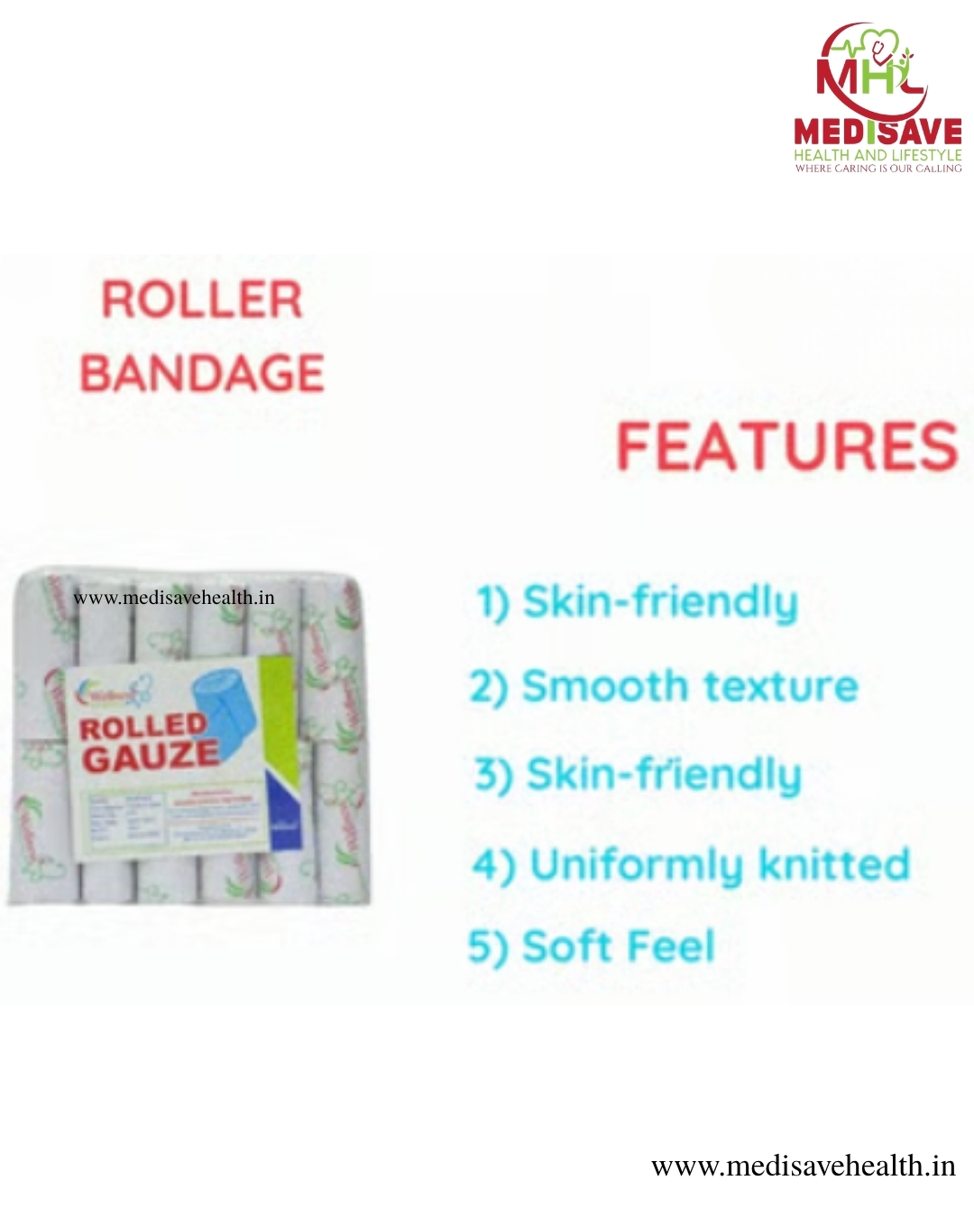 GAUZE BANDAGE 30(TPI)- WELLNESS GAUZE BANDAGE 30(TPI)- WELLNESS