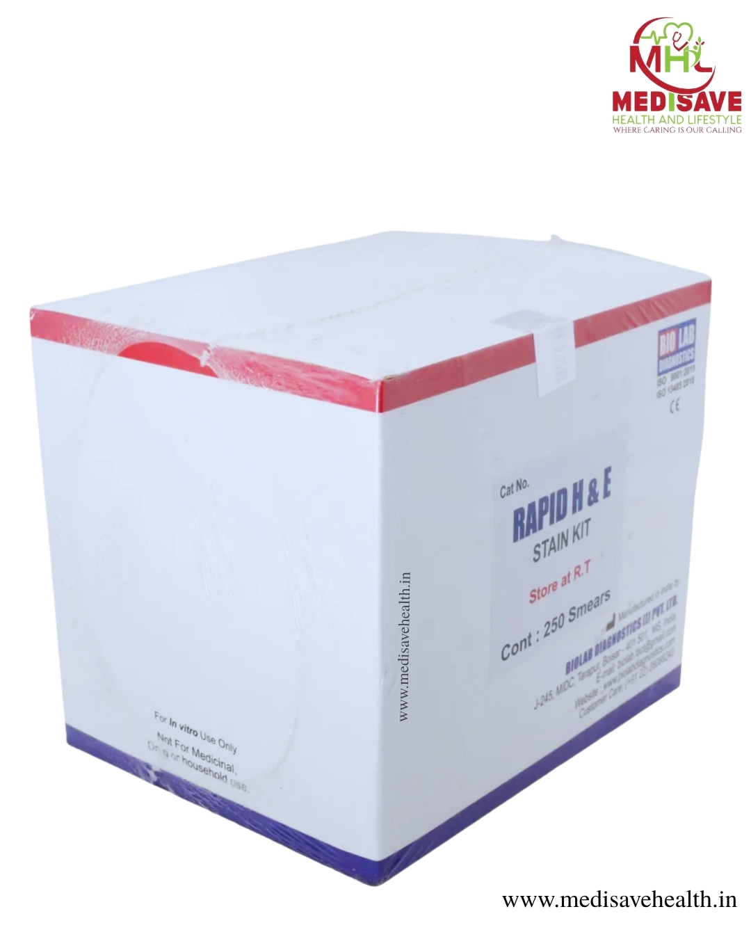 Rapid H&E staining kit 250 test - BIOLAB