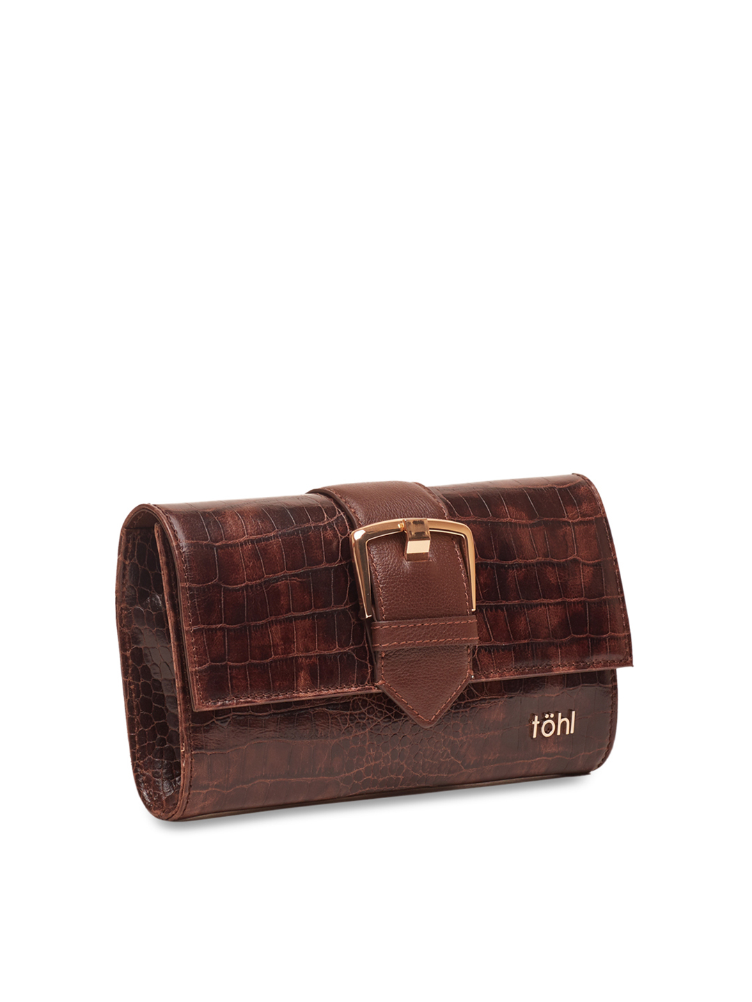 Brown Textured Clutch Brown Textured Clutch