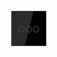 ZigBee 3 Gang Switch - Black ZigBee 3 Gang Switch - Black