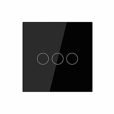 ZigBee 3 Gang Switch - Black