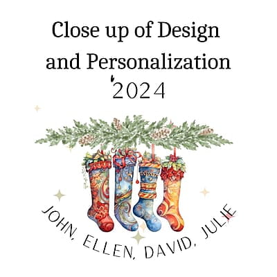 Family of 4 First Christmas 3, Personalized 2024 Custom Ceramic Ornament Heirloom Keepsake, Adoption