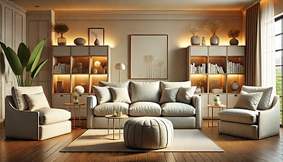 Gunmala Handicrafts Modern 3+2 Sofa Set Gunmala Handicrafts Modern 3+2 Sofa Set