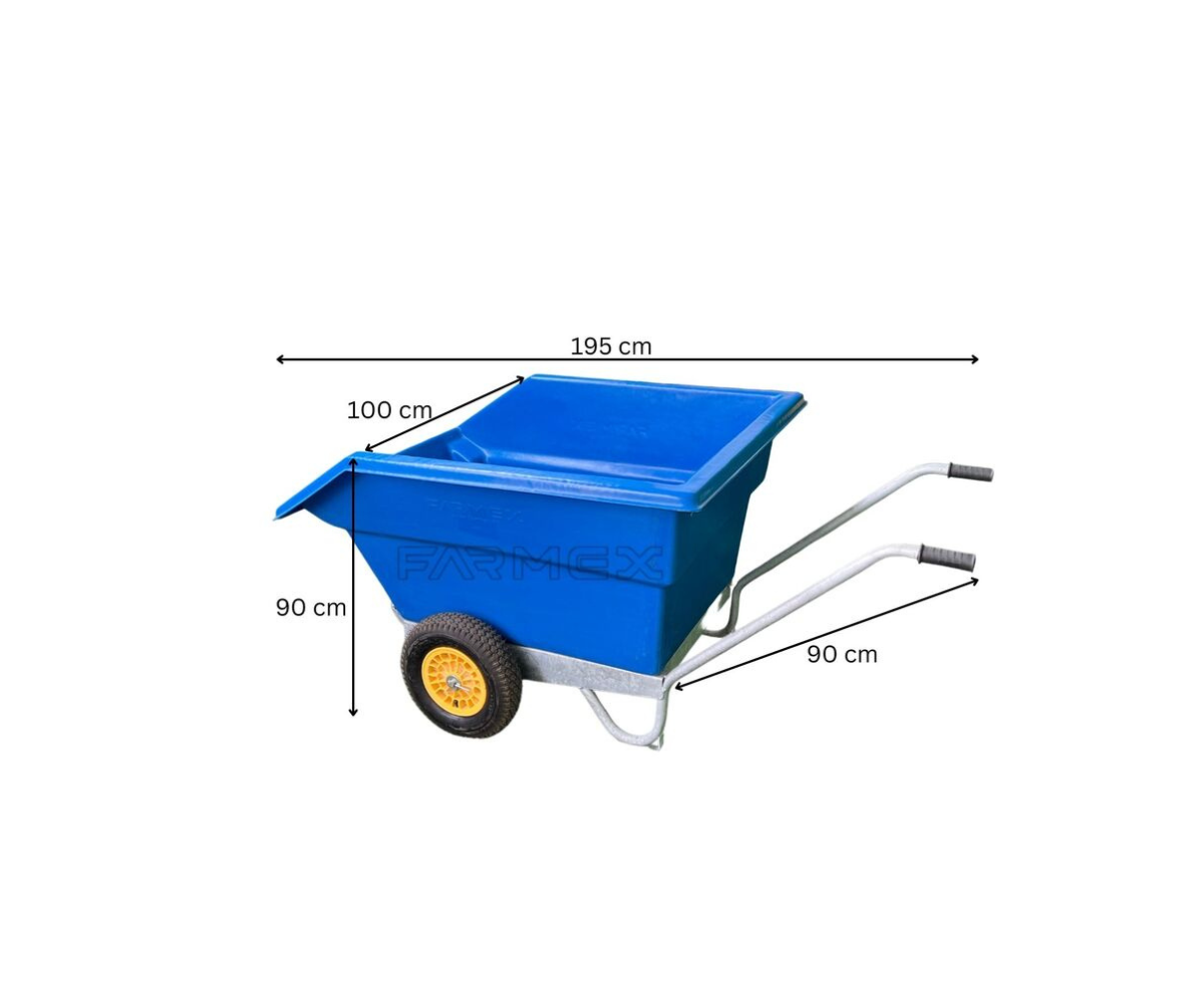 X-Large Wheelbarrow Farmex WB600 - Blue