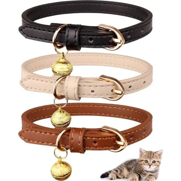Cat Collar wth Bells 36cm 4ASST