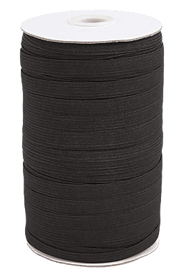 Elastic Braided Black