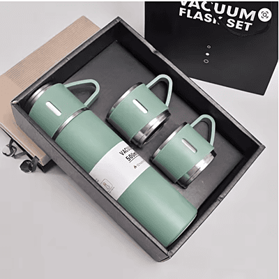 زجاجة مياه معزولة مفرغة من الهواء من الفولاذ المقاوم للصدأ 500 مل