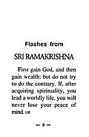 Flashes from Sri Ramakrishna Flashes from Sri Ramakrishna