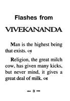 Flashes from Swami Vivekananda Flashes from Swami Vivekananda