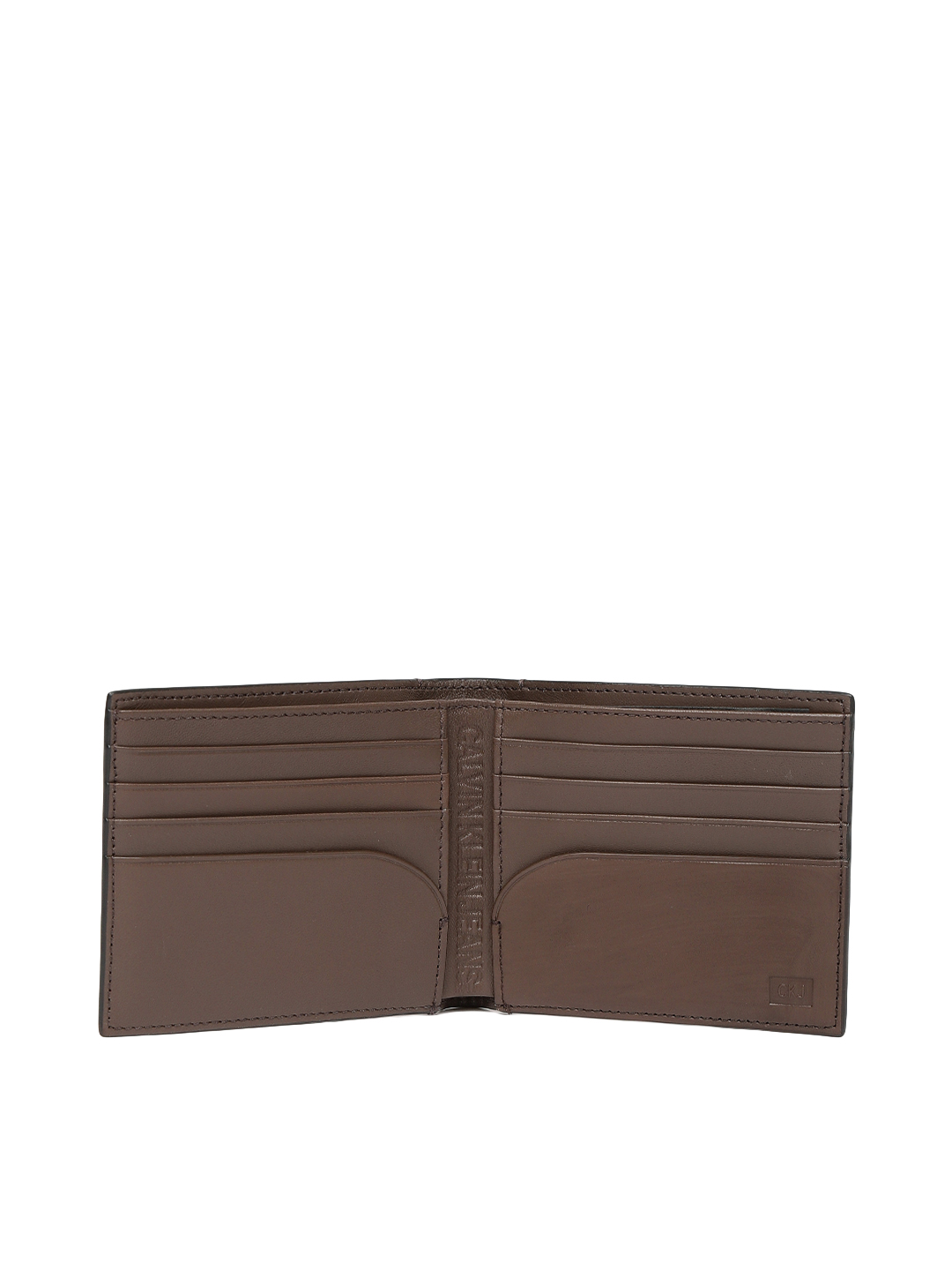 Men Brown Solid Leather Two Fold Wallet Men Brown Solid Leather Two Fold Wallet