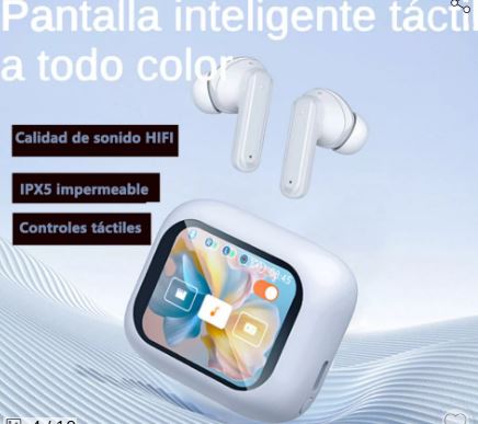 Auriculares Bluetooth con Pantalla Touch a Color TWS LX-10 Auriculares Bluetooth con Pantalla Touch a Color TWS LX-10