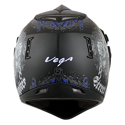 VEGA OFFROAD D/V GANGSTER DULL BLACK M.BLUE (L)