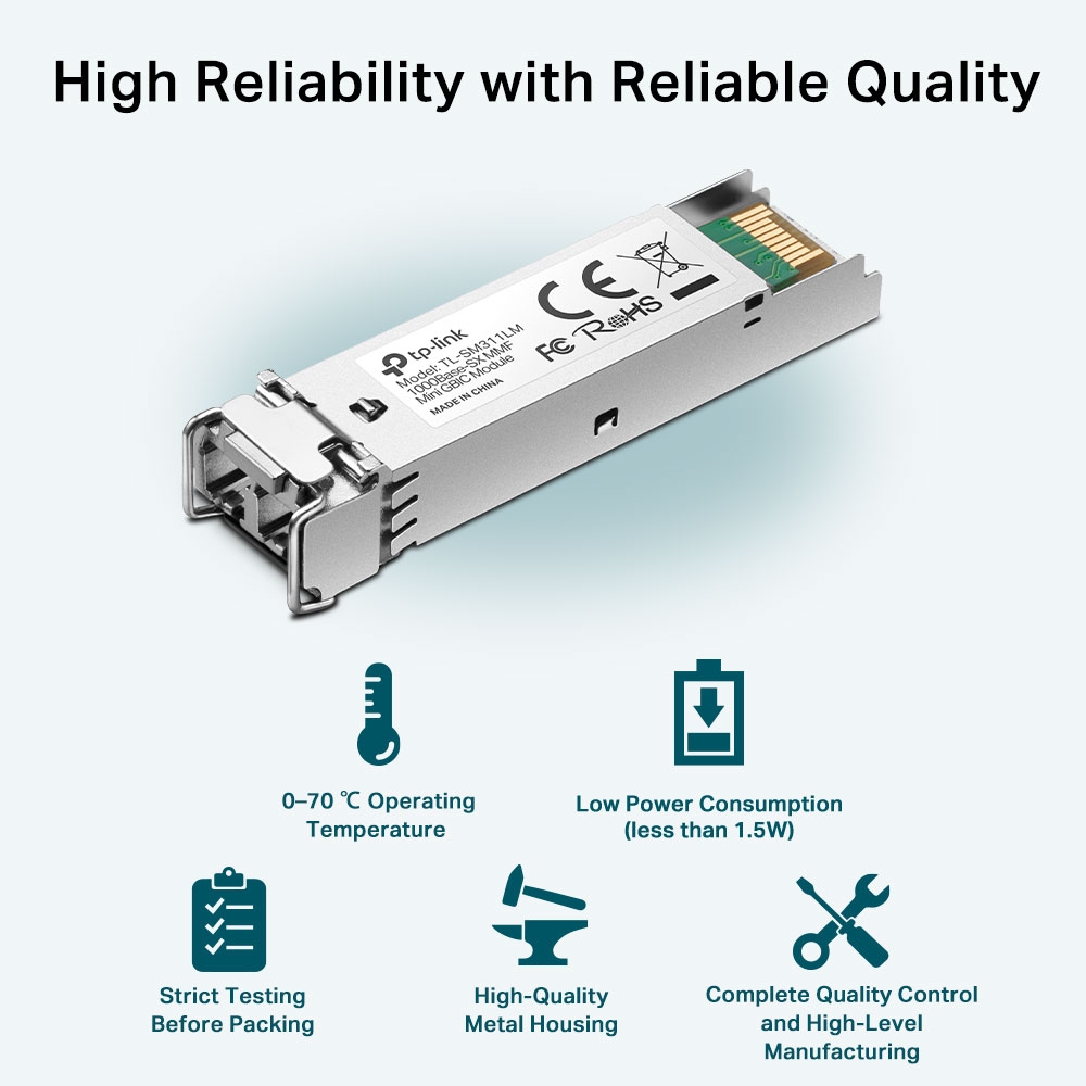 TP-Link MiniGBIC Module Multi-mode MiniGBIC module TP-Link MiniGBIC Module Multi-mode MiniGBIC module