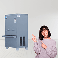 Stainless steel water cooler from Climatrol, model SS6080. Stainless steel water cooler from Climatrol, model SS6080.