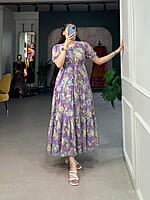 B920: Beautiful Georgette Frocks