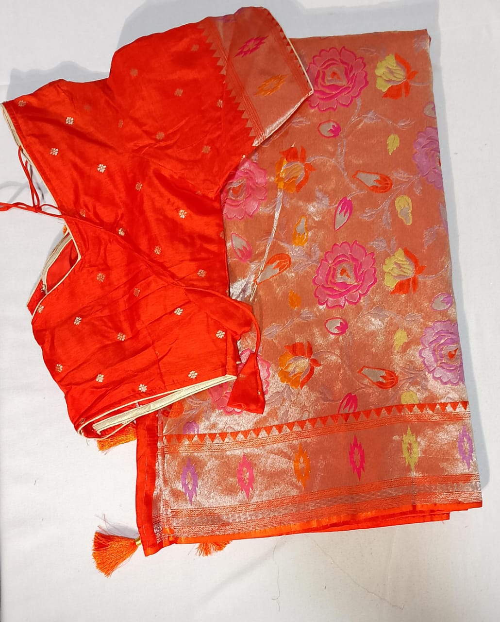 C147: Ready To Ship Beautiful Paithani Silk Saree With Stitched Blouse