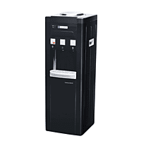 Side look of Blue star BwD3FMRGB- Black Water dispenser with cooling cabinet Side look of Blue star BwD3FMRGB- Black Water dispenser with cooling cabinet