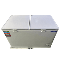 Close-up of the Blue Star 400 Litre Deep Freezer's Digital Temperature Display