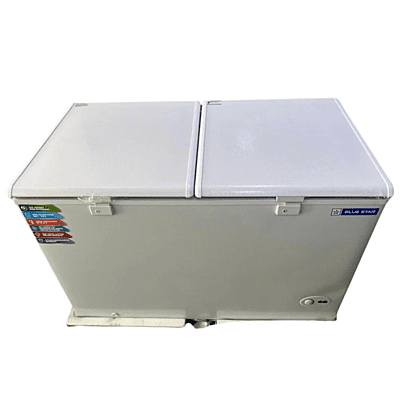 Close-up of the Blue Star 400 Litre Deep Freezer's Digital Temperature Display
