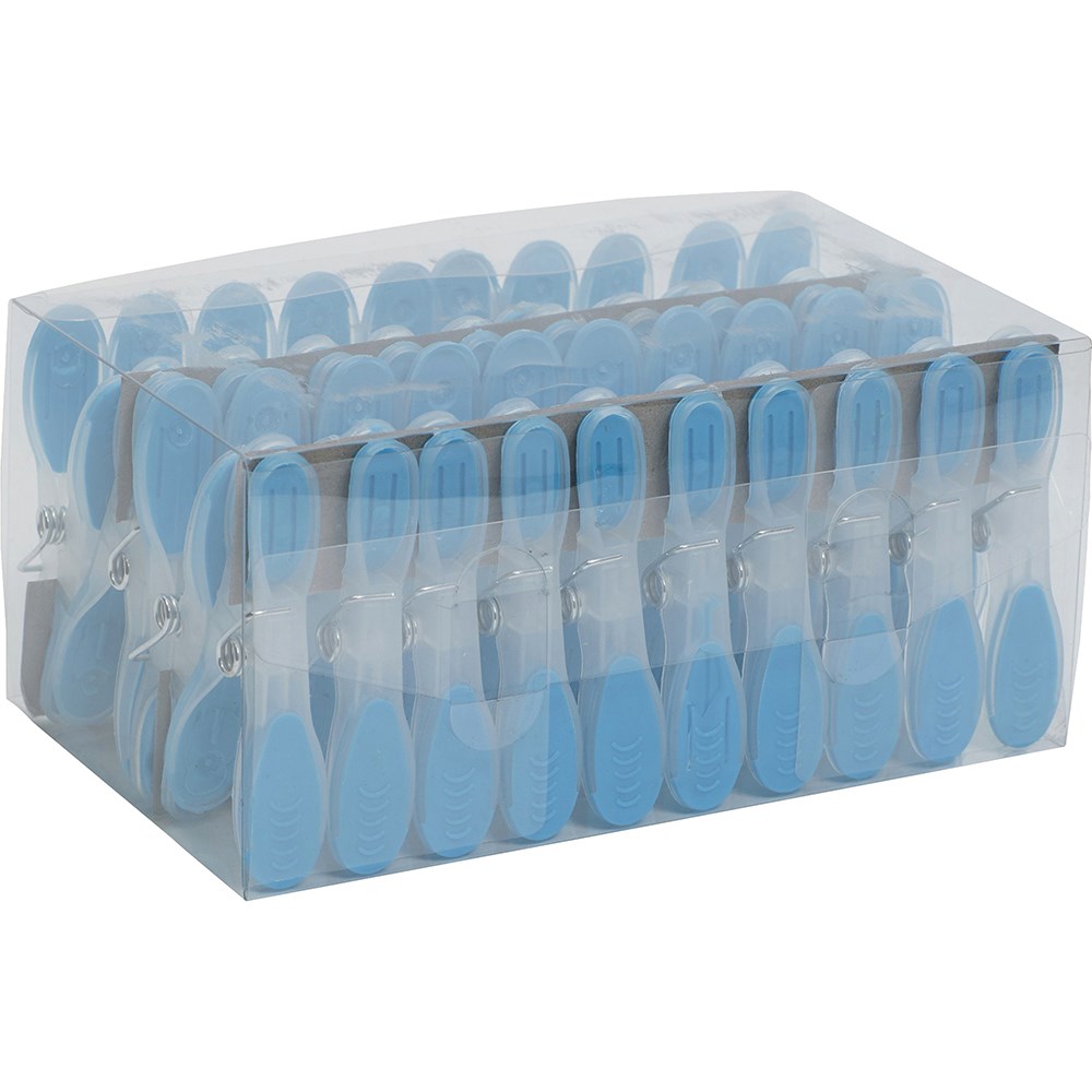 Compass Plastic Pegs Blue Pack  Of 40