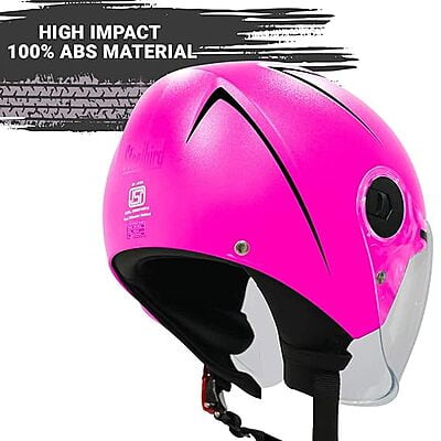 STEELBIRD SBH-20 ZIP DASHING PINK C/V (L)