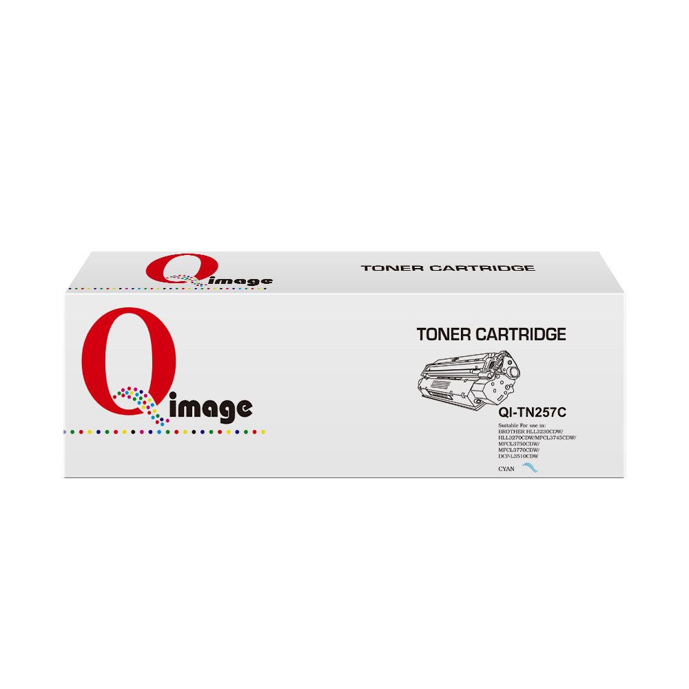 Q-Image Compatible Brother TN-257C Toner Cartridge Cyan