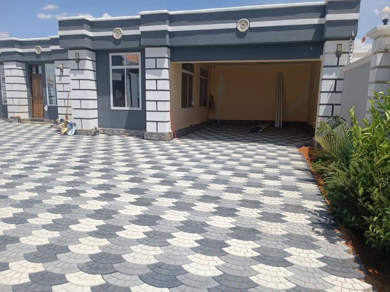 Lunar paving blocks