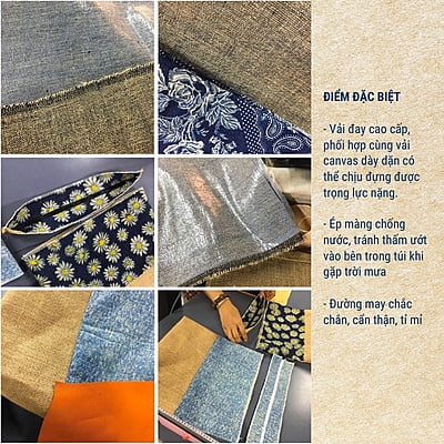 Túi Tote Vải KYMVIET Chất Liệu Canvas Đay Handmade Túi Tote Vải KYMVIET Chất Liệu Canvas Đay Handmade