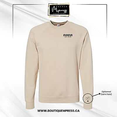 Crewneck Papa (année)