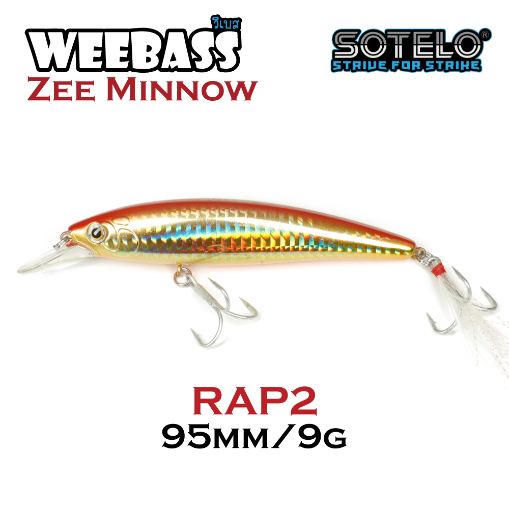 SOTELO - รุ่น ZEE MINNOW M23B (95mm) RAP2 SOTELO - รุ่น ZEE MINNOW M23B (95mm) RAP2