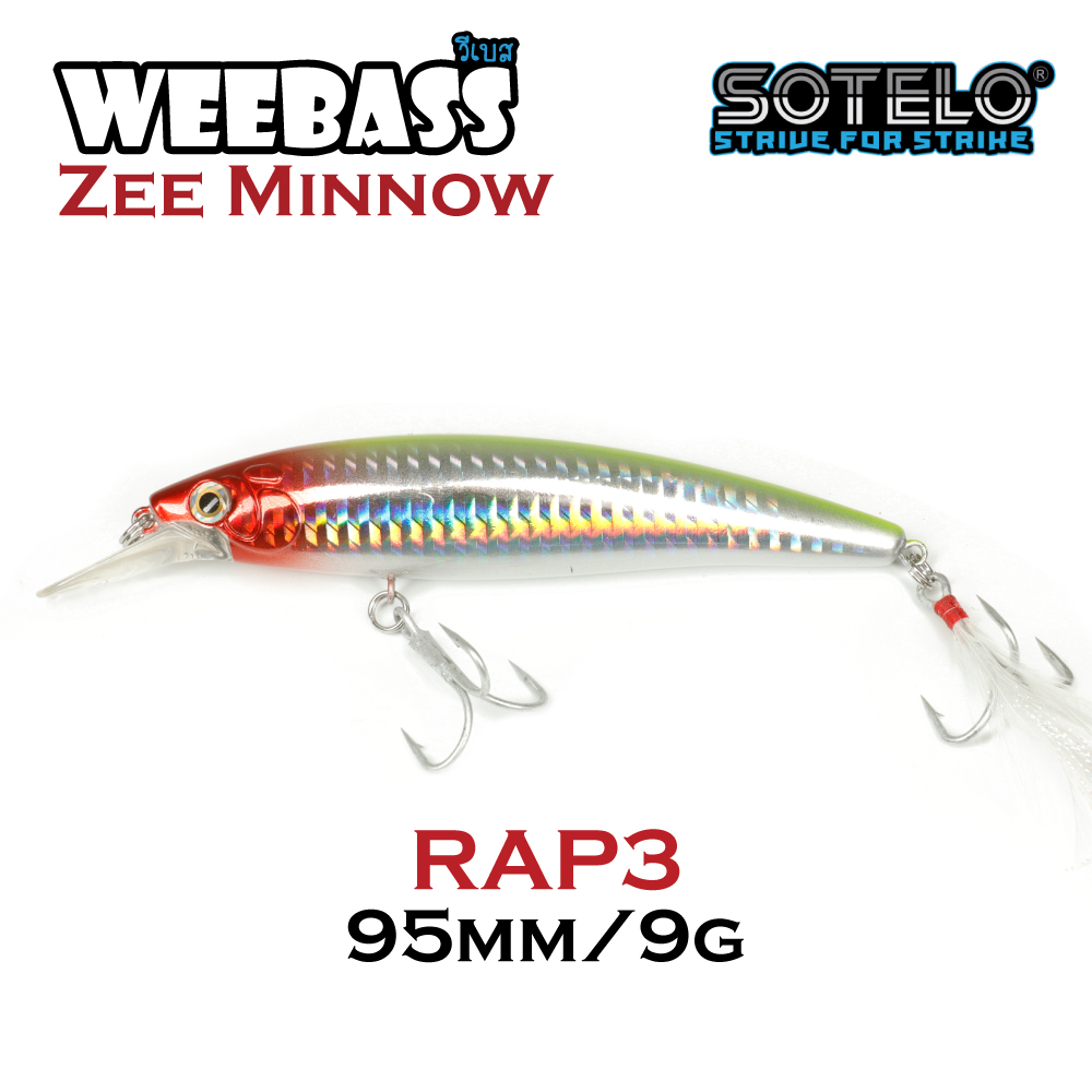 SOTELO - รุ่น ZEE MINNOW M23B (95mm) RAP3 SOTELO - รุ่น ZEE MINNOW M23B (95mm) RAP3