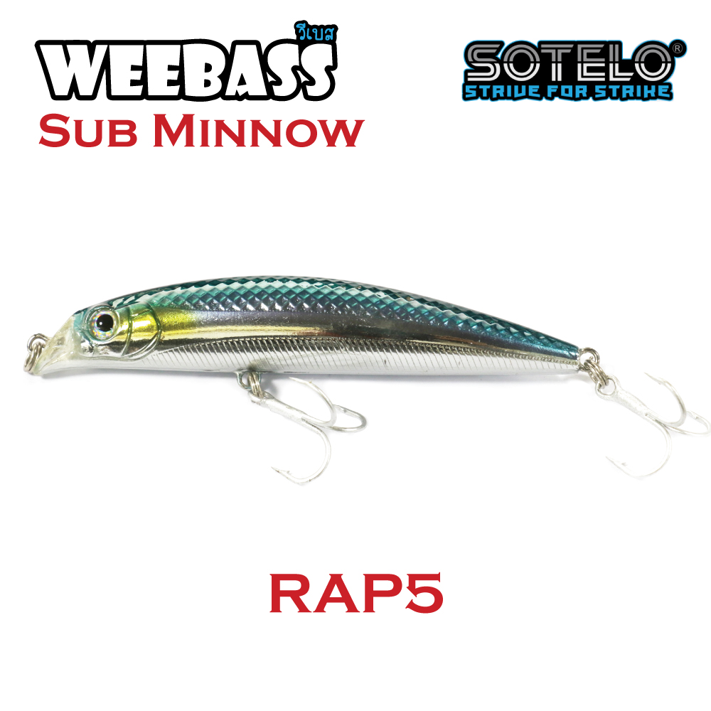 SOTELO - รุ่น SUB MINNOW M37 (90mm) RAP5