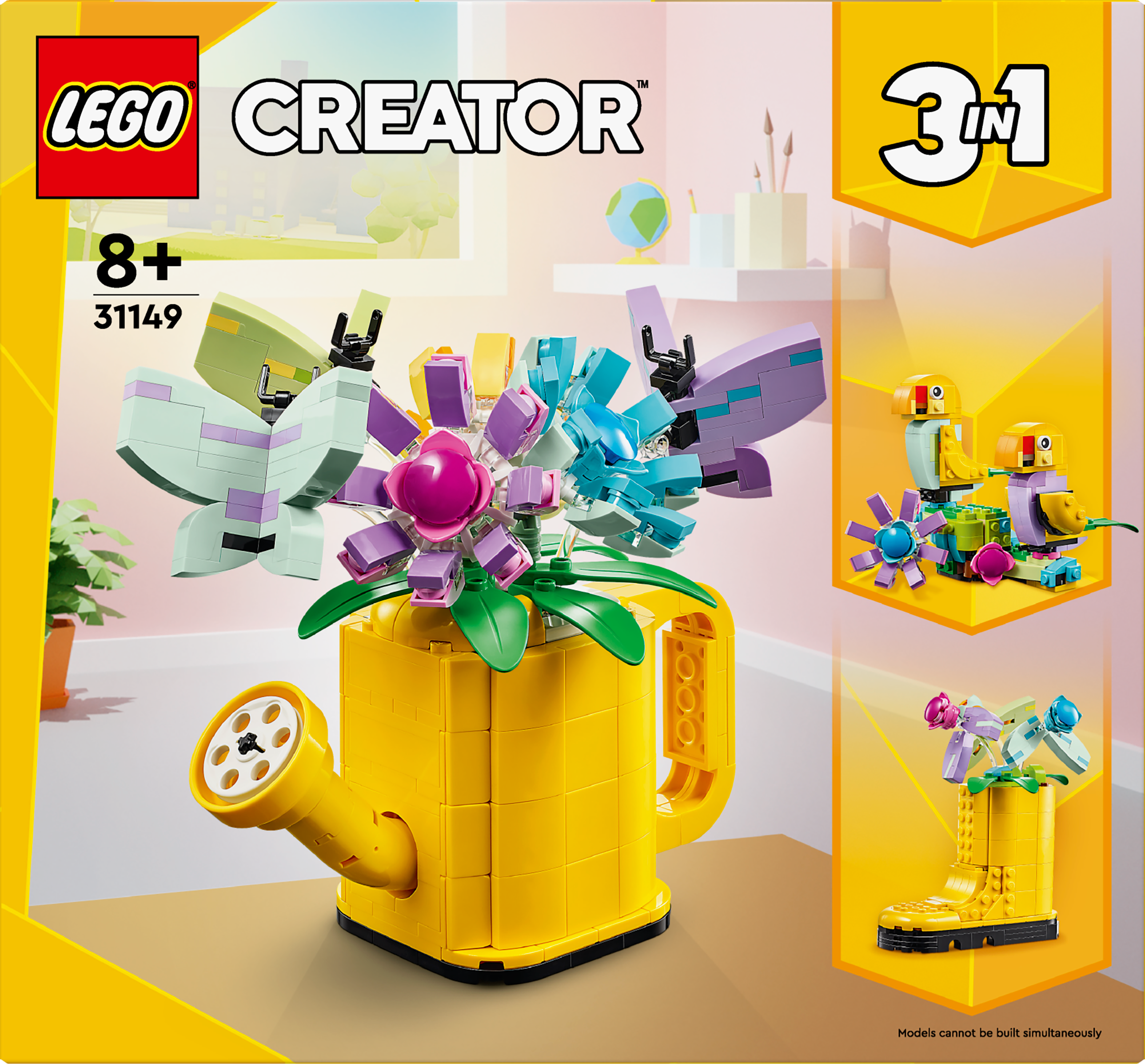 Flowers in Watering Can