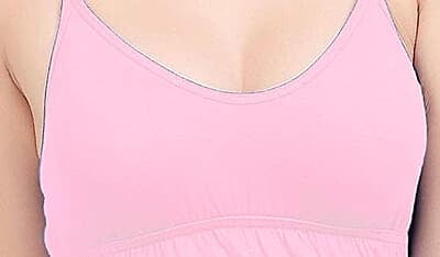 Women Cotton Maxi Seamless Bra Nighty Slip
