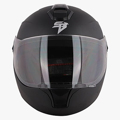 STEELBIRD SBH-11 ZOOM PLUS DASHING BLACK C/V (M)