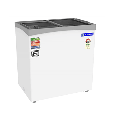 Shop Online Blue Star Flat Glass Top Deep Freezer - GT5-180NP at Me shop