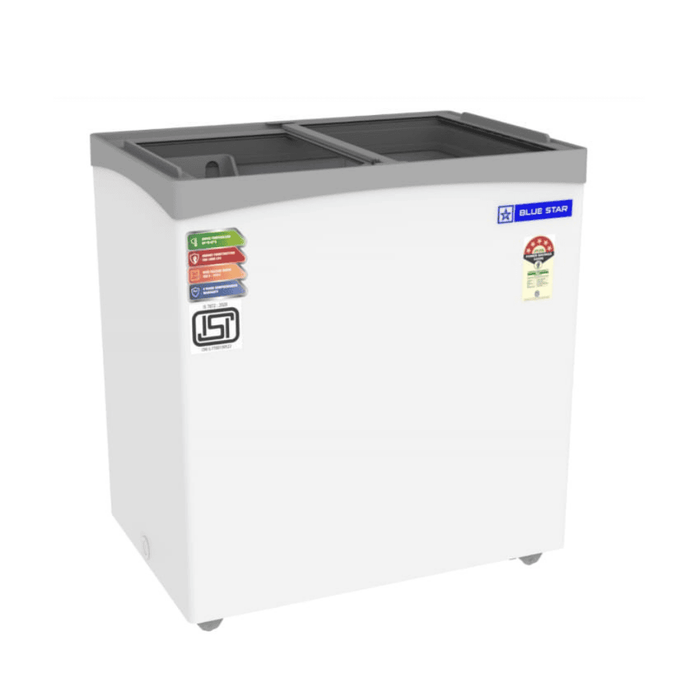 Shop Online Blue Star Flat Glass Top Deep Freezer - GT5-180NP at Me shop Shop Online Blue Star Flat Glass Top Deep Freezer - GT5-180NP at Me shop