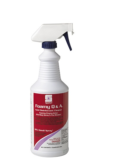 SPARTAN FOAMY Q&A CLEANER 32OZ 12/CS