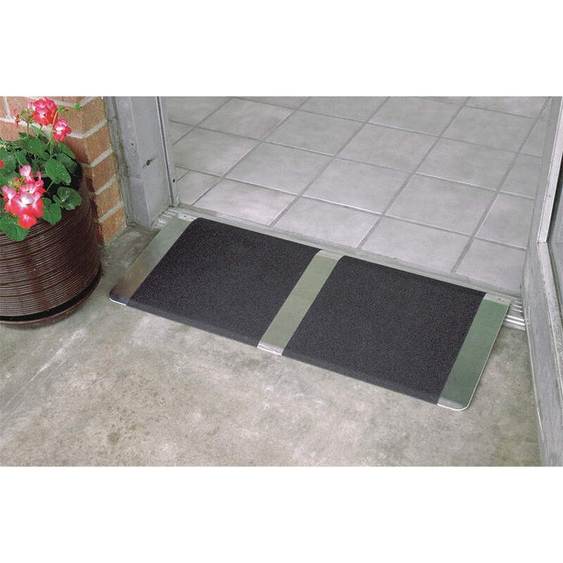 Rampa de Aluminio con Extremo con Plataforma