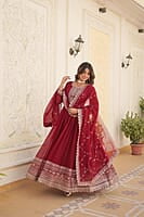 B603: Beautiful Georgette Long Dresses