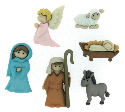 Bottoni Dress It Up Var. Nativity, 12551