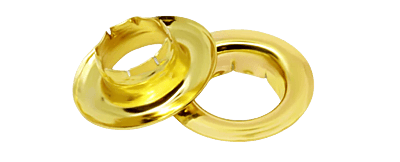 1/4 Eyelets, Brass f/ Leather Binder 1/4 Eyelets, Brass f/ Leather Binder