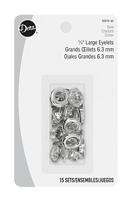 1/4 Eyelets, Nickel f/ Leather Binder 1/4 Eyelets, Nickel f/ Leather Binder